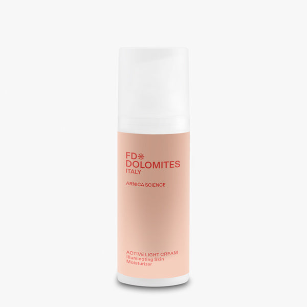 Active Light Cream Arnica Montana Malva Vitamina C crema viso idratante luminosa FD Dolomites