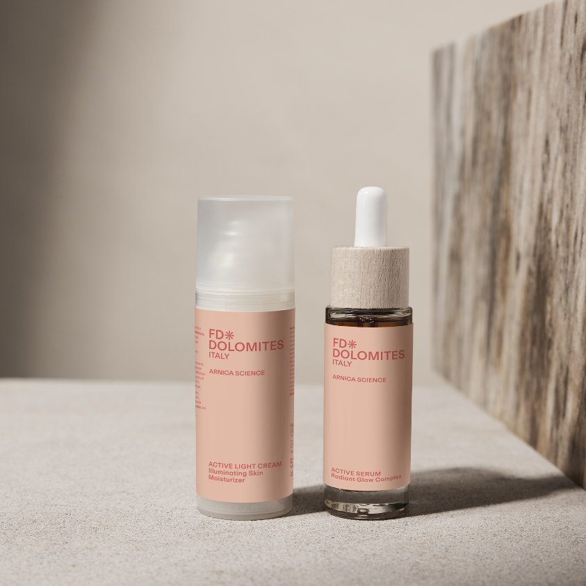 Active Serum 30ml contagocce vetro macchie rughe colorito spento FD Dolomites