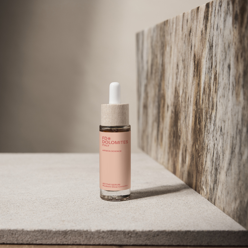 Active Serum siero illuminante elasticità pelle discromie vitalità naturale FD Dolomites
