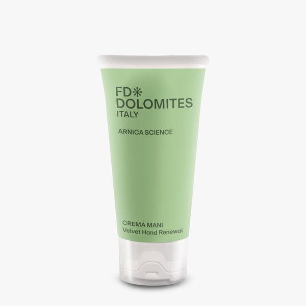 Crema Mani Arnica Montana Stella Alpina Burro Karité mani secche screpolate FD Dolomites