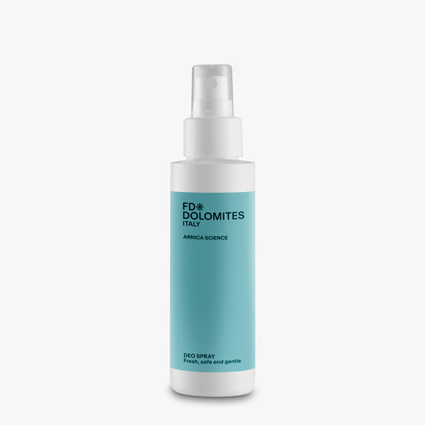Deo Spray 100ml deodorante spray uomo donna pelle sensibile ipoallergenico FD Dolomites
