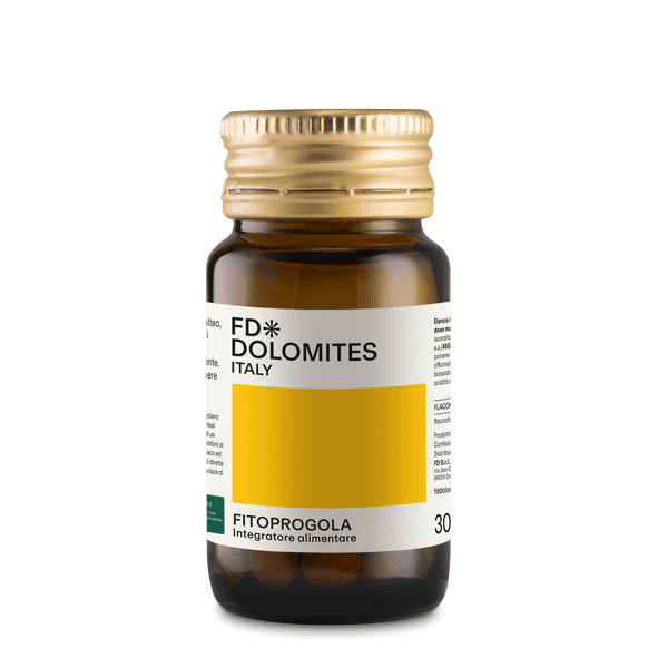 Fitoprogola Altea Timo Erisimo Propoli Miele benessere gola bronchi FD Dolomites