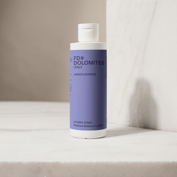 Hydra Tonic lozione flip-top pelle matura spenta idratante rigenerante viso FD Dolomites