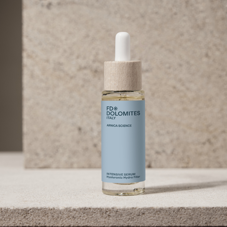 Intensive Serum 30ml contagocce siero viso collo contorno occhi senza profumo FD Dolomites