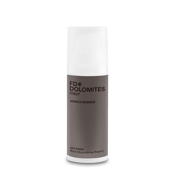 Maxima 50ml dispenser airless crema notte 24h viso collo senza profumo FD Dolomites
