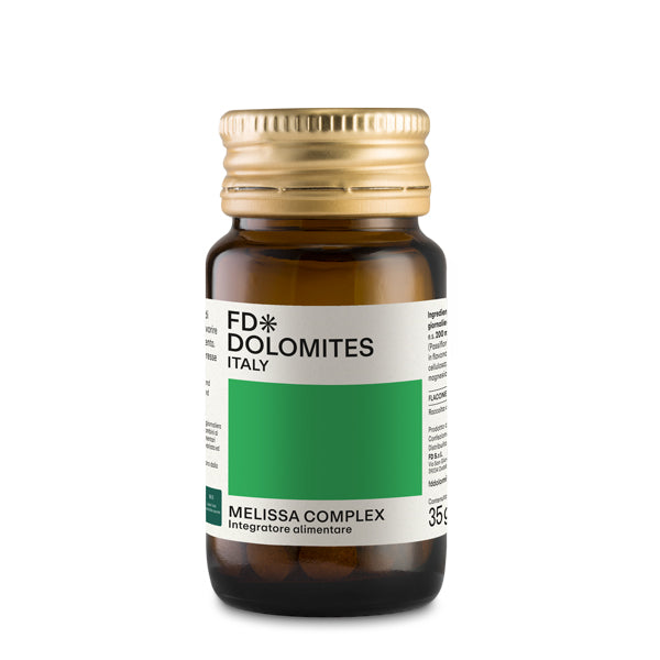 Melissa Complex integratore alimentare Melissa Passiflora rilassamento sonno FD Dolomites