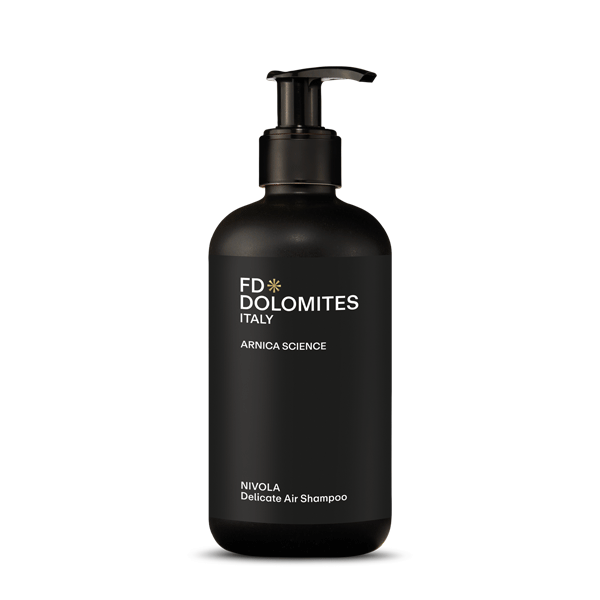 Nivola shampoo luxury Arnica Montana Stella Alpina Dolomiti FD Dolomites