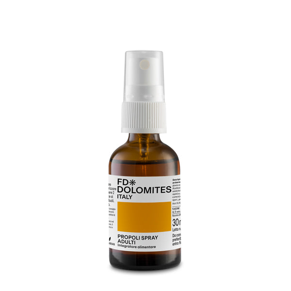 Propoli Spray Propoli Calendula Erisimo gola irritata voce affaticata FD Dolomites
