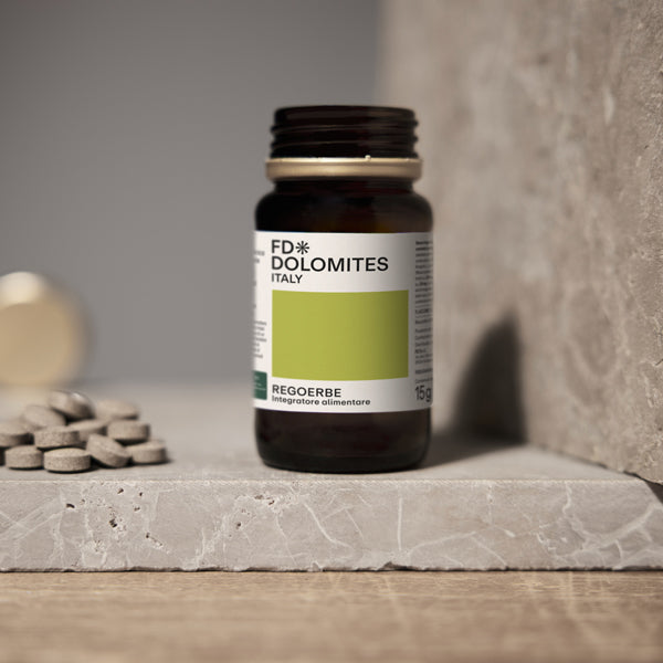 Rego Erbe 30 compresse estratti vegetali digestione depurativa FD Dolomites