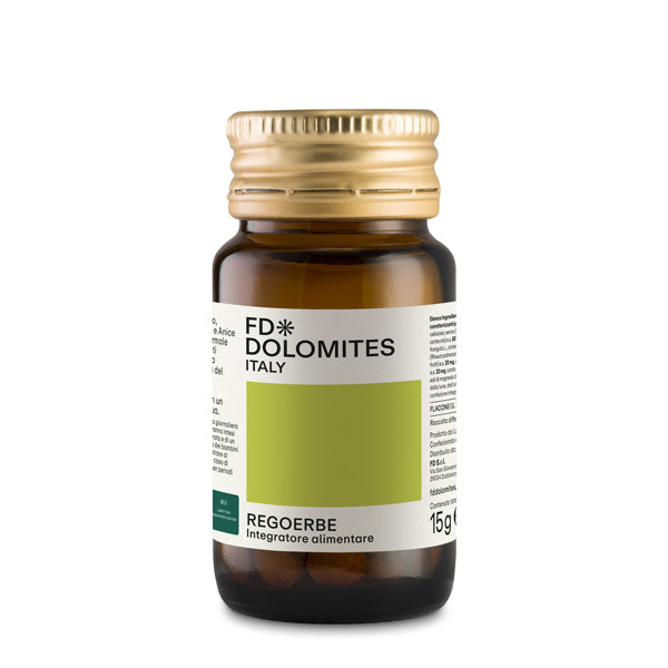 Rego Erbe integratore Senna Cascara Frangula regolarità intestinale FD Dolomites