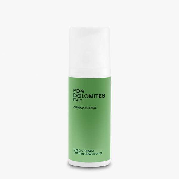 Unica Cream 50ml dispenser senza profumo crema 24h pelle secca nutriente anti-age FD Dolomites