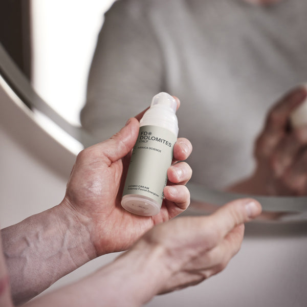 Uomo Cream dermatologicamente testata crema viso collo uso quotidiano FD Dolomites