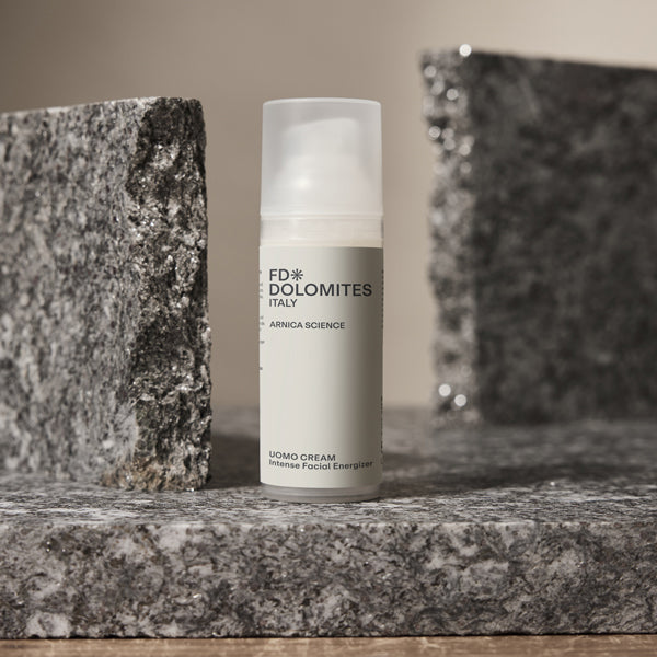Uomo Cream resveratrolo uva antiossidante rughe pelle elastica fresca FD Dolomites