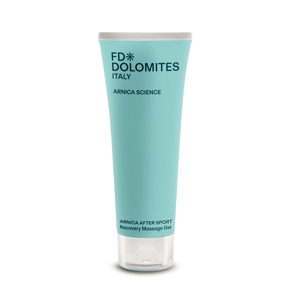 Arnica After Sport gel recupero muscolare post allenamento FD Dolomites